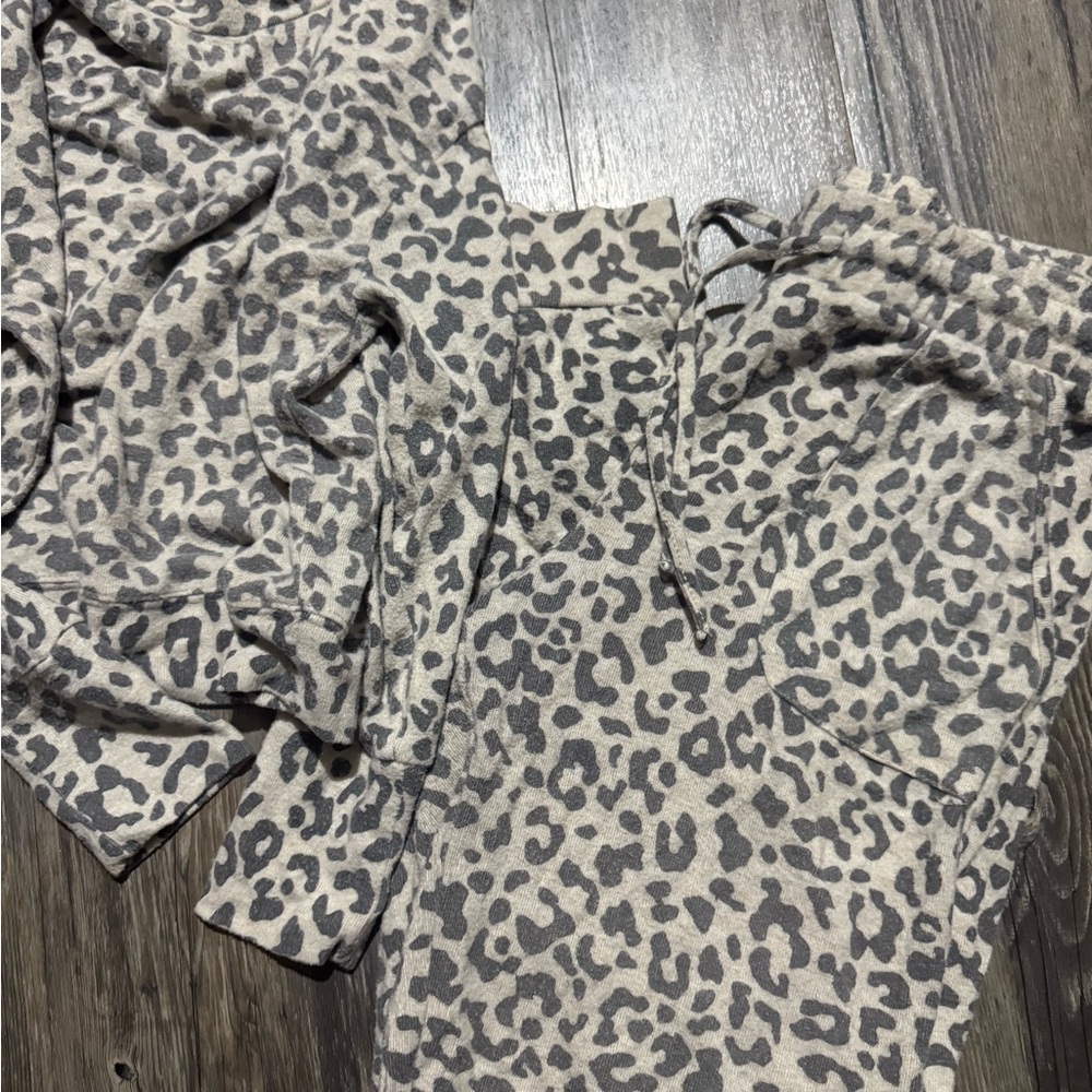 Leopard Print Lounge Set